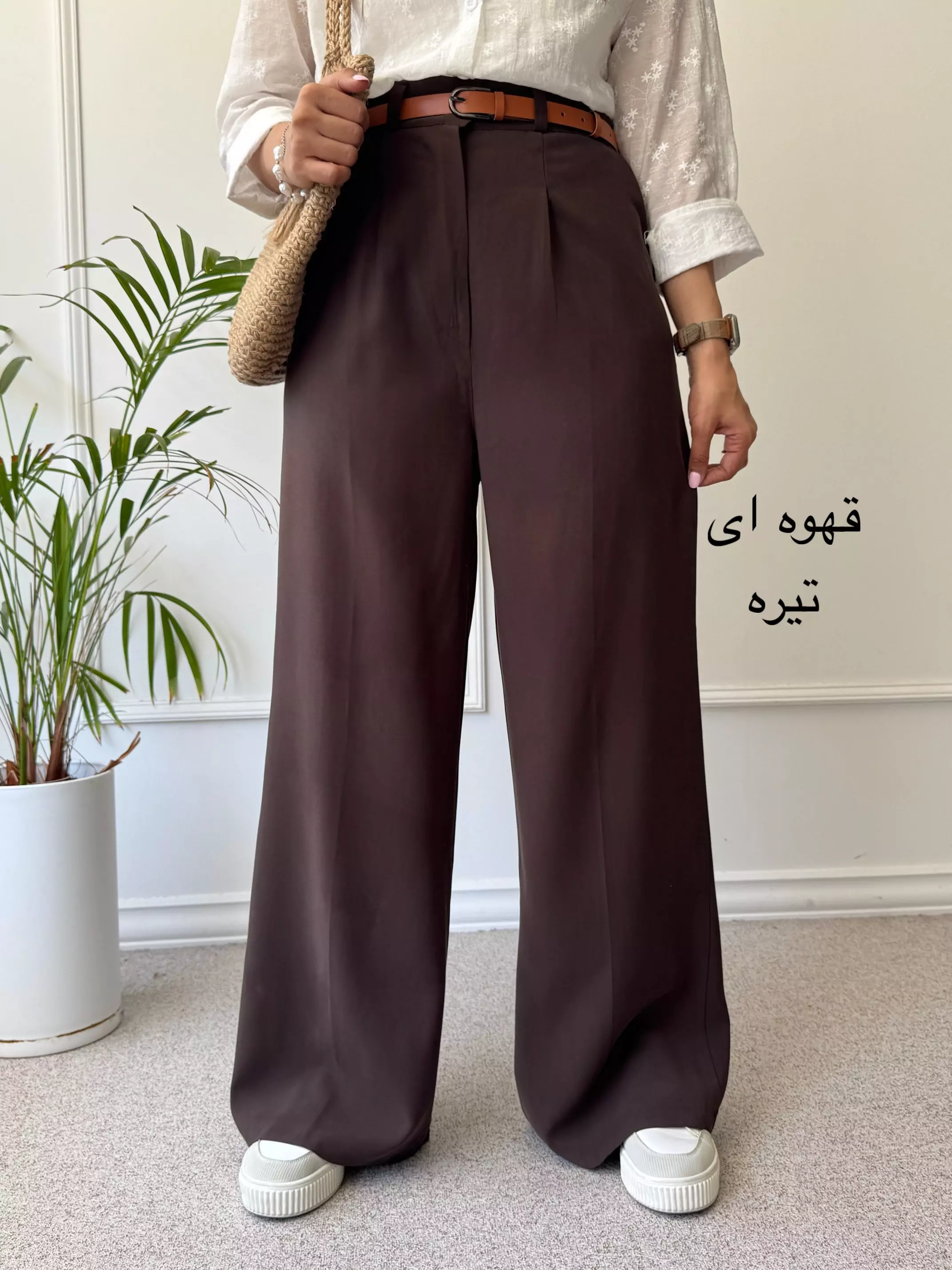 شلوار زنانه کتان سیلک آرام | استایل تو